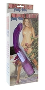 Фиолетовый вибромассажер G-точки с усиками - 19 см. - фото, цены