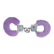 Меховые наручники Furry Fun Cuffs Purple Plush - фото, цены