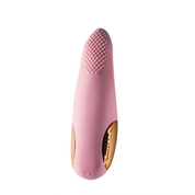 Розовый вибростимулятор Frida с ротацией кончика - 18 см. - фото, цены