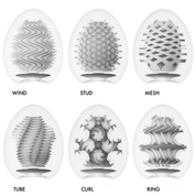 Набор из 6 мастурбаторов Tenga Egg Iv с различным рельефом - фото, цены