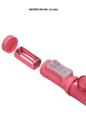 Розовый вибратор-кролик Rotating Bubbles - 23,2 см. - фото, цены