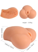 Телесная вагина с двумя тоннелями - фото, цены