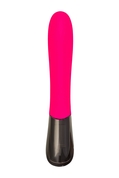Ярко-розовый вибратор Mecawn - 20,5 см. - фото, цены