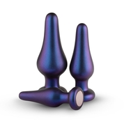 Набор из 3 фиолетовых анальных пробок Comets Butt Plug Set - фото, цены