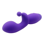 Фиолетовый вибратор Indulgence G Kiss - 16,5 см. - фото, цены