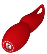 Красный клиторальный стимулятор Fulla - 13 см. - фото, цены