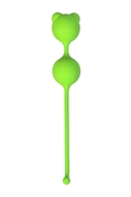 Зеленые вагинальные шарики A-Toys с ушками - фото, цены