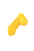 Желтый брелок для ключей в форме пениса - фото, цены