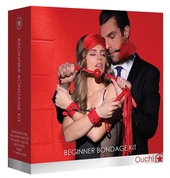 Красный игровой набор Beginners Bondage Kit - фото, цены