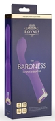 Фиолетовый вибратор The Baroness G-spot Vibrator - 19,5 см. - фото, цены