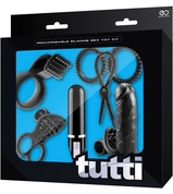Черный вибронабор для двоих Tutti Box Kit Set - фото, цены
