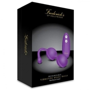 Фиолетовые вагинальные шарики с пультом ду - фото, цены