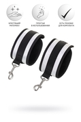 Серебристо-черные наручники Anonymo - фото, цены