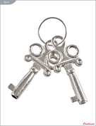 Металлические наручники с ключами - фото, цены