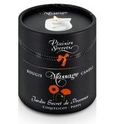 Массажная свеча с ароматом мака Jardin Secret De Provence Coquelicot - 80 мл. - фото, цены