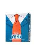 Презервативы Vizit Large увеличенного размера - 3 шт. - фото, цены