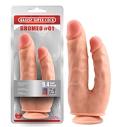 Телесный анально-вагинальный фаллоимитатор Bromeo # 01 - 25 см. - фото, цены