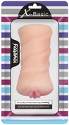 Телесный мастурбатор-вагина X-Basic Pocket Pussy без вибрации - фото, цены