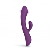 Фиолетовый вибратор-кролик Bunny Clyde - 22,5 см. - фото, цены