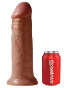 Фаллоимитатор-гигант кофейного цвета на присоске 12 Cock - 31 см. - фото, цены