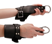 Черные наручники для подвешивания Suspension Wrist Bondage Handcuffs - фото, цены