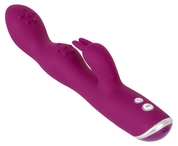 Фиолетовый вибратор A G-Spot Rabbit Vibrator для стимуляции зон G и A - 23,6 см. - фото, цены