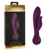 Фиолетовый вибратор-кролик Desire - 22,25 см. - фото, цены
