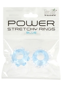 Набор голубых эрекционных колец Power Stretchy - фото, цены