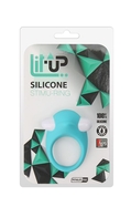 Голубое эрекционное кольцо Lit-up Silicone Stimu Ring 6 - фото, цены