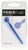 Синий уретральный стимулятор Penis Plug - 9,6 см. - фото, цены