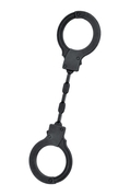 Черные силиконовые наручники A-Toys без ключа - фото, цены