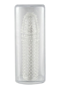 Прозрачная закрытая насадка с шишечками - 14,5 см. - фото, цены