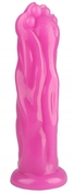Розовая фантазийная анальная втулка-лапа - 25,5 см. - фото, цены
