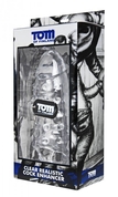 Насадка на член с кольцом для мошонки Tom of Finland Clear Realistic Cock Enhancer - 24 см. - фото, цены