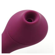 Фиолетовый мембранный стимулятор клитора Polly - 13,3 см. - фото, цены