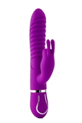 Фиолетовый вибратор-кролик Magic Bunny с ушкакми - 22 см. - фото, цены
