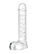 Стеклянный прозрачный фаллоимитатор Sexus Glass - 21 см. - фото, цены