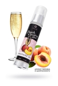 Массажное масло с ароматом персика и шампанского - 50 мл. - фото, цены