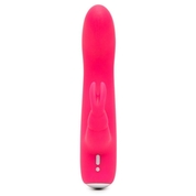 Розовый вибратор-кролик Rechargeable Mini Rabbit Vibrator - 15,2 см. - фото, цены