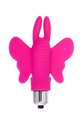 Розовая вибронасадка-бабочка на палец Eromantica Butterfly - фото, цены