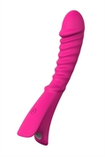 Розовый вибратор для массажа G-точки S-hande Topi - 19,9 см. - фото, цены