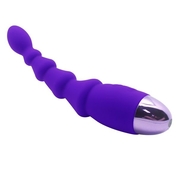 Фиолетовый анальный вибростимулятор Evil Teaser - 19,5 см. - фото, цены