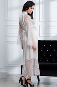 Длинный халатик Afrodita с кружевом - фото, цены