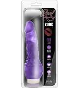Фиолетовый вибратор Revel Zouk - 19,8 см. - фото, цены