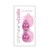Розовые вагинальные шарики Climax V-Ball Pink Vagina Balls - фото, цены