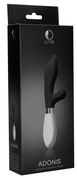 Черный вибратор-кролик Adonis - 21,5 см. - фото, цены