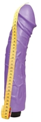 Фиолетовый вибратор-гигант Giant Lover - 33 см. - фото, цены