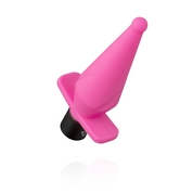 Розовый анальный вибратор LilPlug Vibrator - 13,5 см. - фото, цены