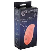 Розовый клиторальный вибратор Shape of water Shell - фото, цены