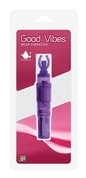 Фиолетовый клиторальный стимулятор-ракета с мишкой Good Vibes Bear Vibrator - фото, цены